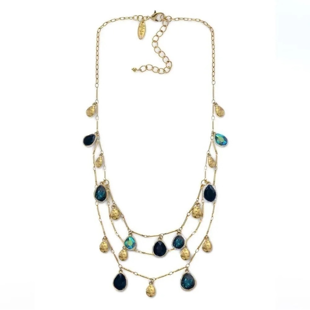 Anthropologie Colorful Charm Layered Necklace
